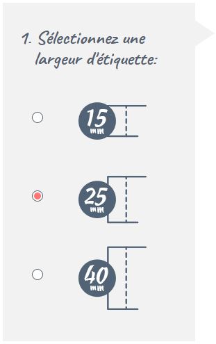 Étiquettes thermocollantes avec votre propre logo - à concevoir soi-même !