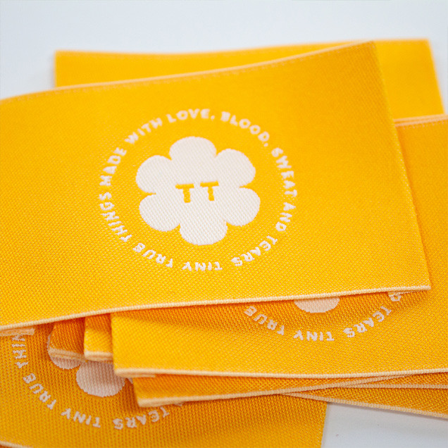 Étiquettes de logo premium 40mm