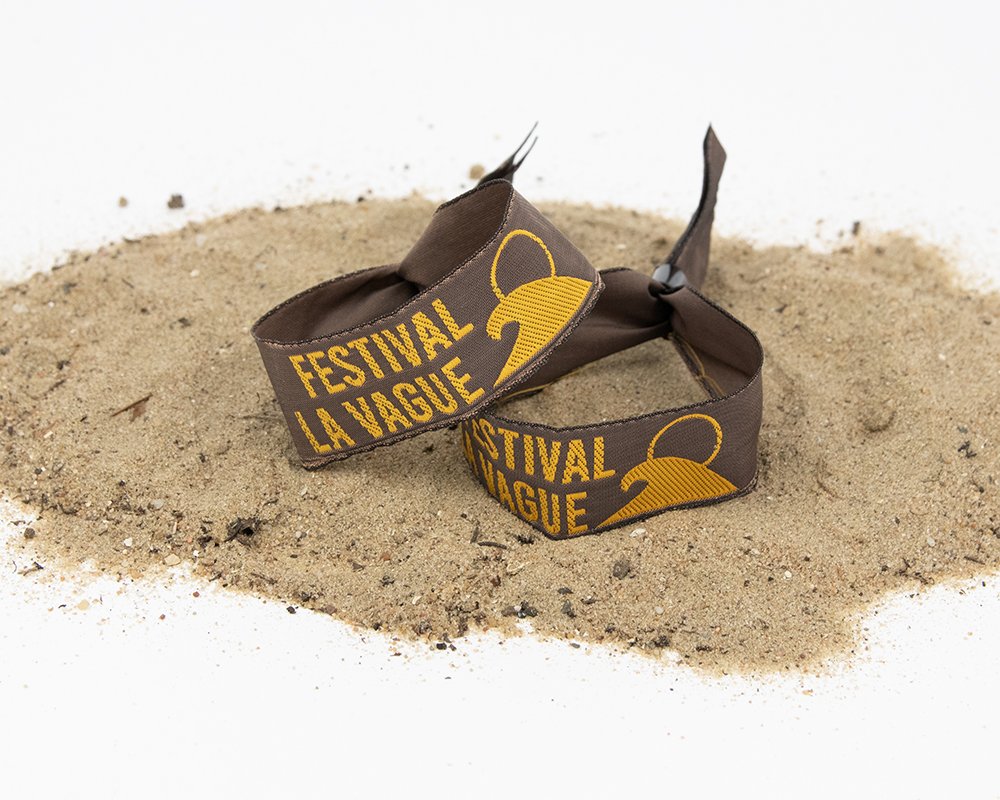 Bracelet pour concert logo