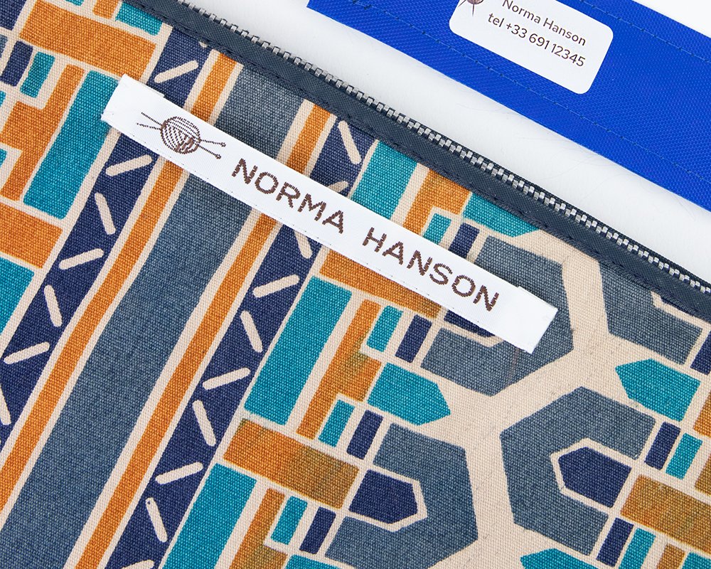 Étiquette à coudre