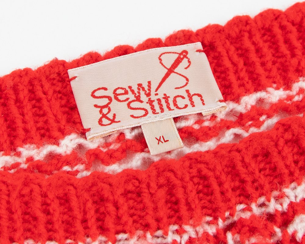 label tissé avec son propre logo