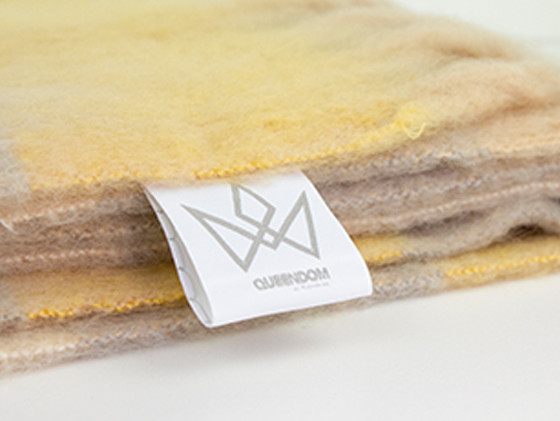 Clothing label with your own custom logo