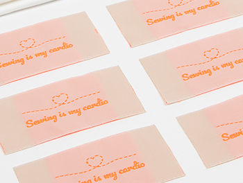 étiquettes à coudre taffetas 